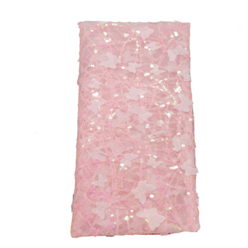 pink Multicolor luxury sequin fabric